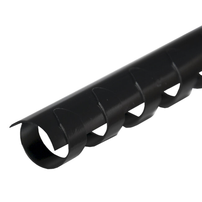 Пластиковые пружины для переплета (10 мм/65) черные (100 шт в пач)