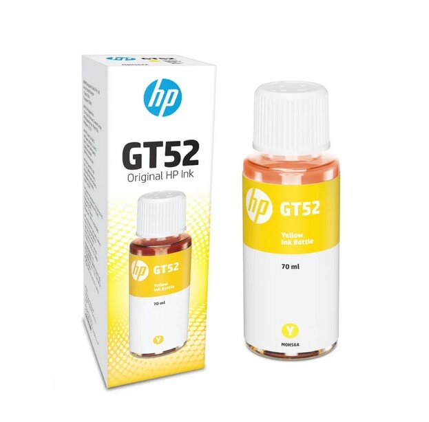 Чернила HP GT52 для DJ GT5810/GT5820 M0H56AE желтый, 70мл