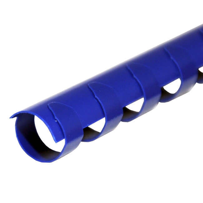 Пластиковые пружины для переплета  (6 мм/25) синие (100 шт в пач) new