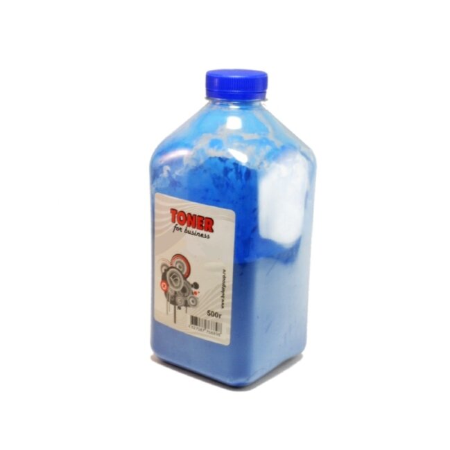 Тонер химический для цветных HP Сolor HC105.1 Bulat  Cyan / Голубой  500 г/фл