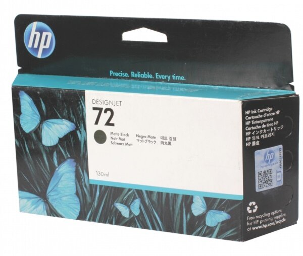 Картридж HP C9403A Matte Black Ink Cartridge Vivera №72 for DesignJet Т1100