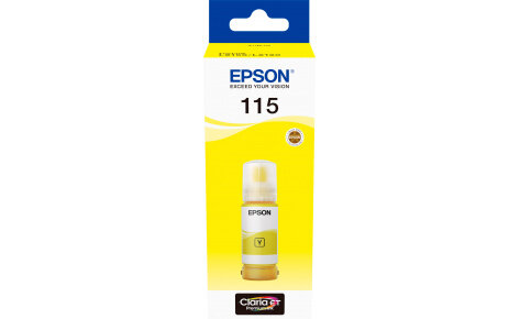 Чернила Epson C13T07D44A 115 EcoTank для L8180 желтый 