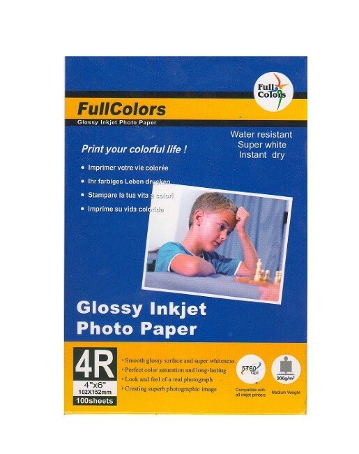 Фотобумага FullColors CGC240-A5*100 Глянцевая A5/100/240гр (20)