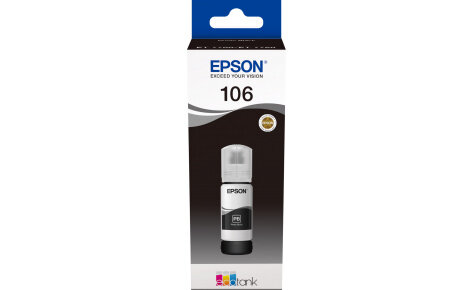 Чернила Epson C13T00R140 106 EcoTank для L7160 фото-черный