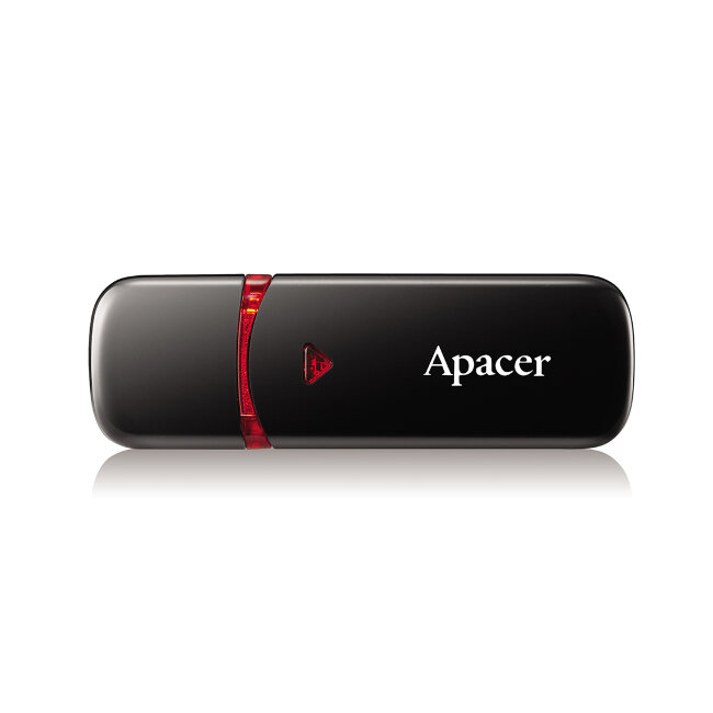 USB Флеш 64GB 2.0 Apacer, AH333, AP64GAH333B-1, Чёрный