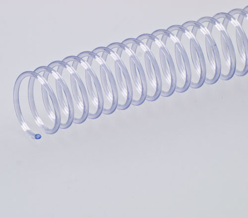 Пластиковые спирали для переплета Coil51L (20 мм/180) прозрачные (50 шт в пач)
